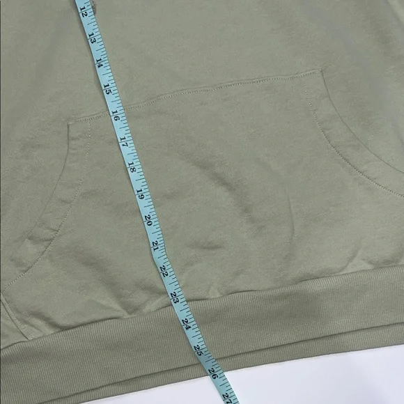 H&M Men’s Light Green Knit Sleeveless Hoodie - Picture 7 of 11